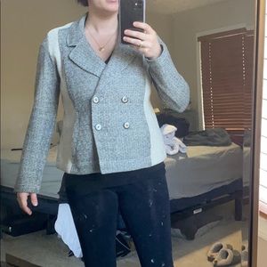 Lightweight double breasted blazer